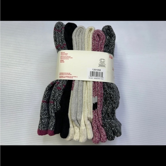 Lucky Brand Womens Pack of
6 Super Soft Boot Socks Size
5-10 Multi-Color - Picture 4 of 5